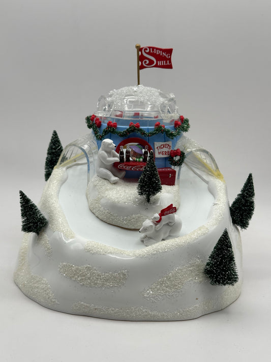 Dept 56 North Pole Coca-Cola Sliding Hill