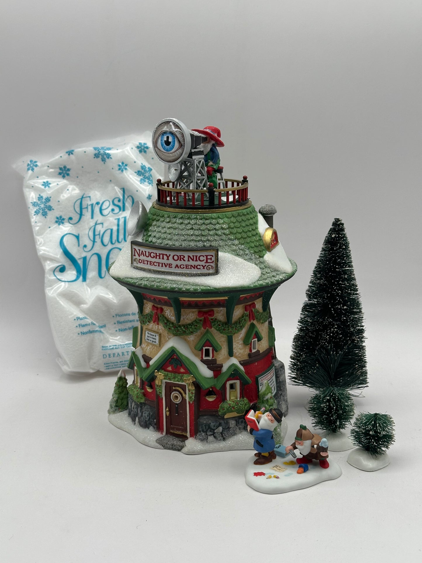 Dept 56 North Pole Series Naughty or Nice Detective Agency