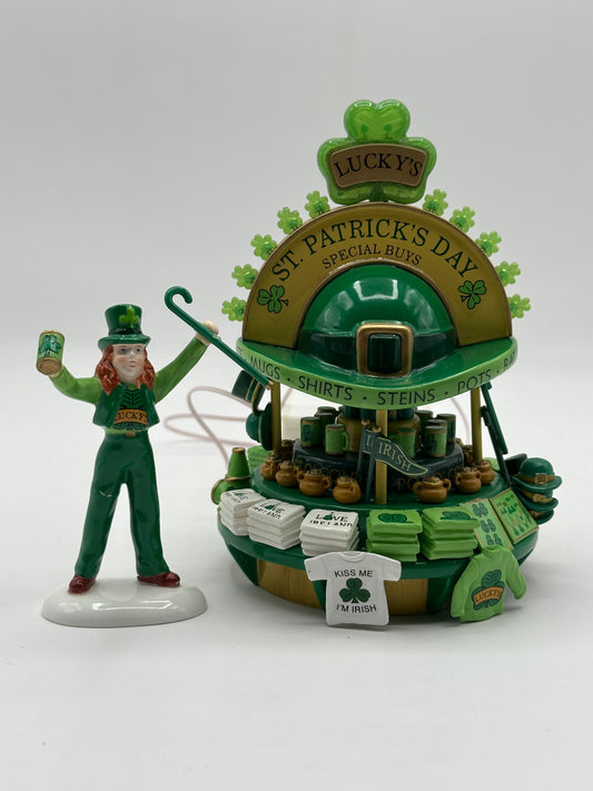 Dept 56 Original Snow Village Lucky’s Irish Souvenirs