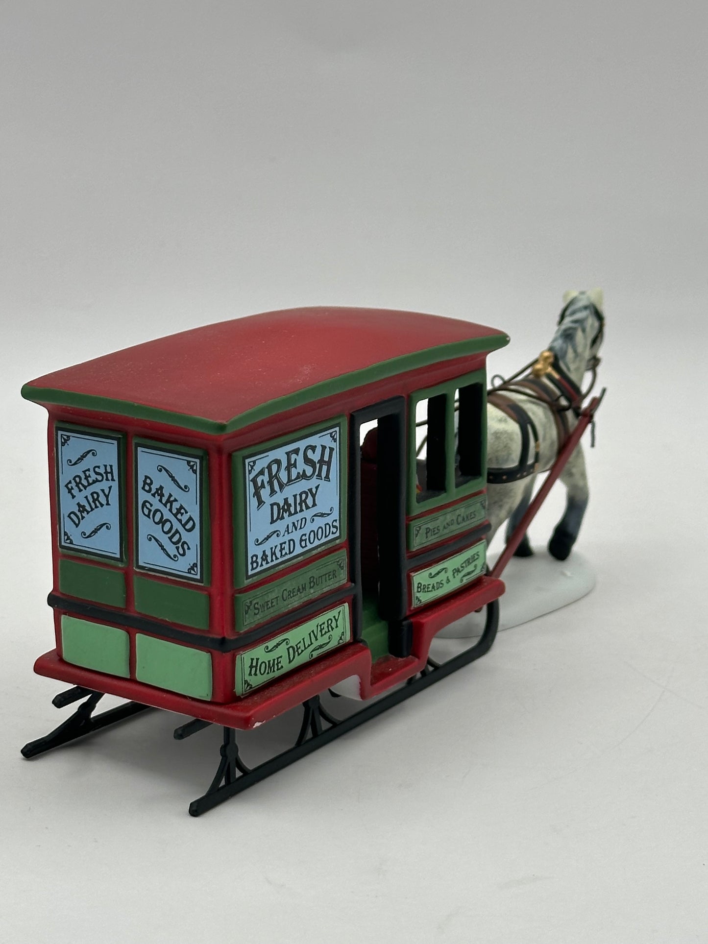 Dept 56 New England Village Dairy Delivery Sleigh