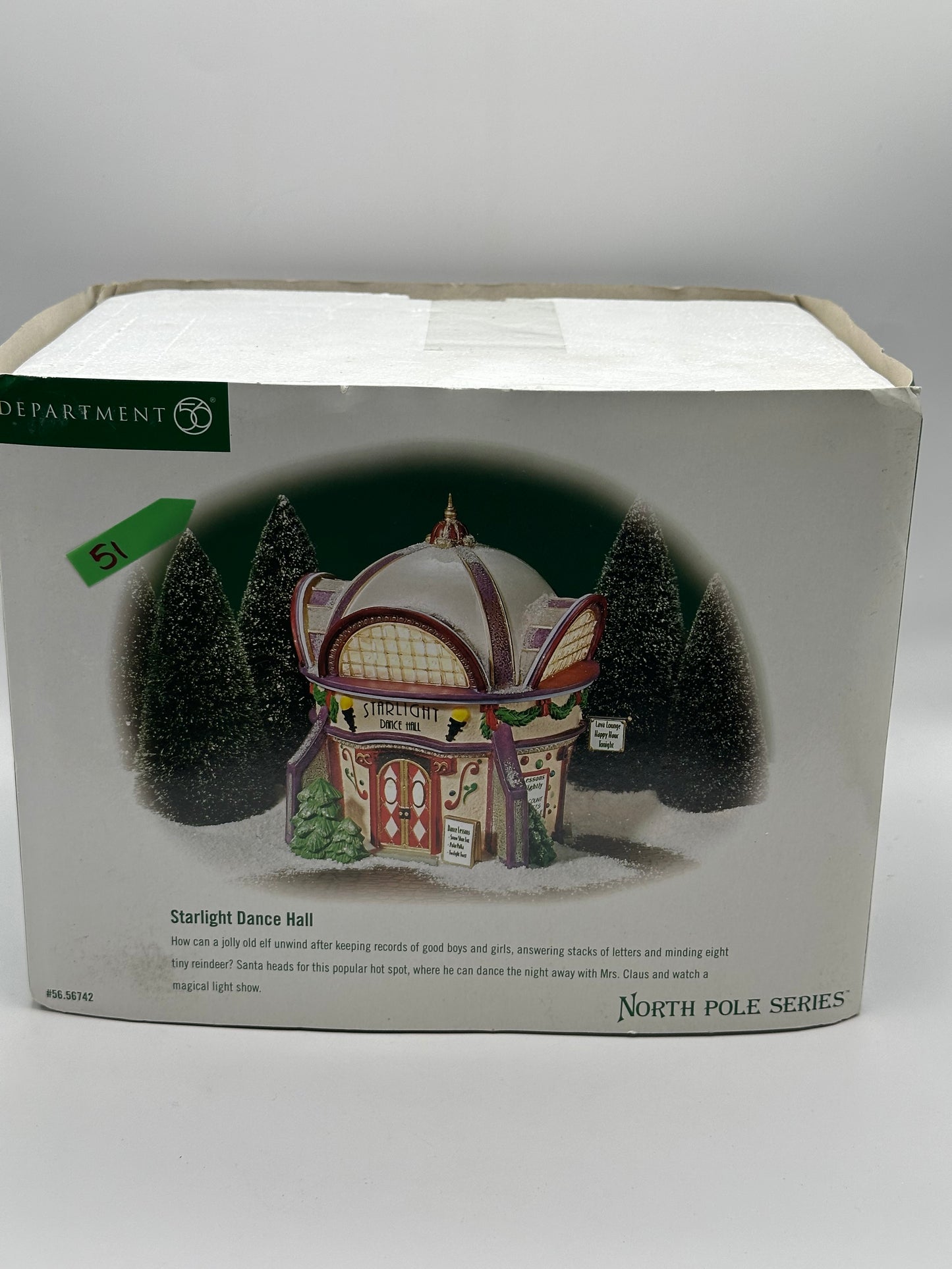 Dept 56 North Pole Series Starlight Dance Hall