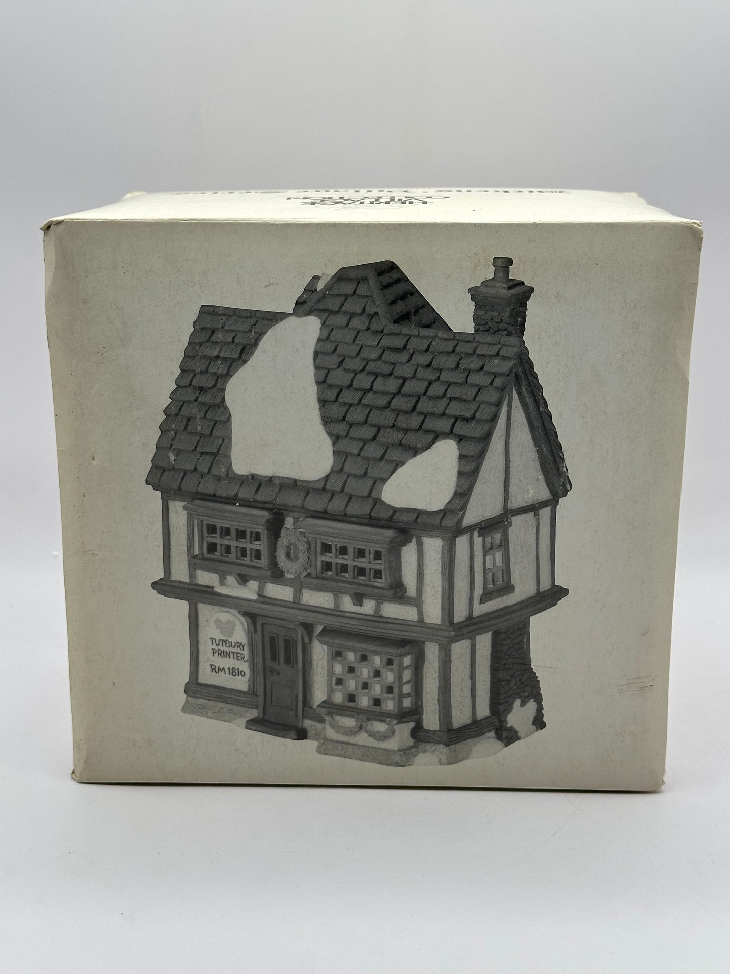 Dept 56 Dickens’ Village Tutbury Printer