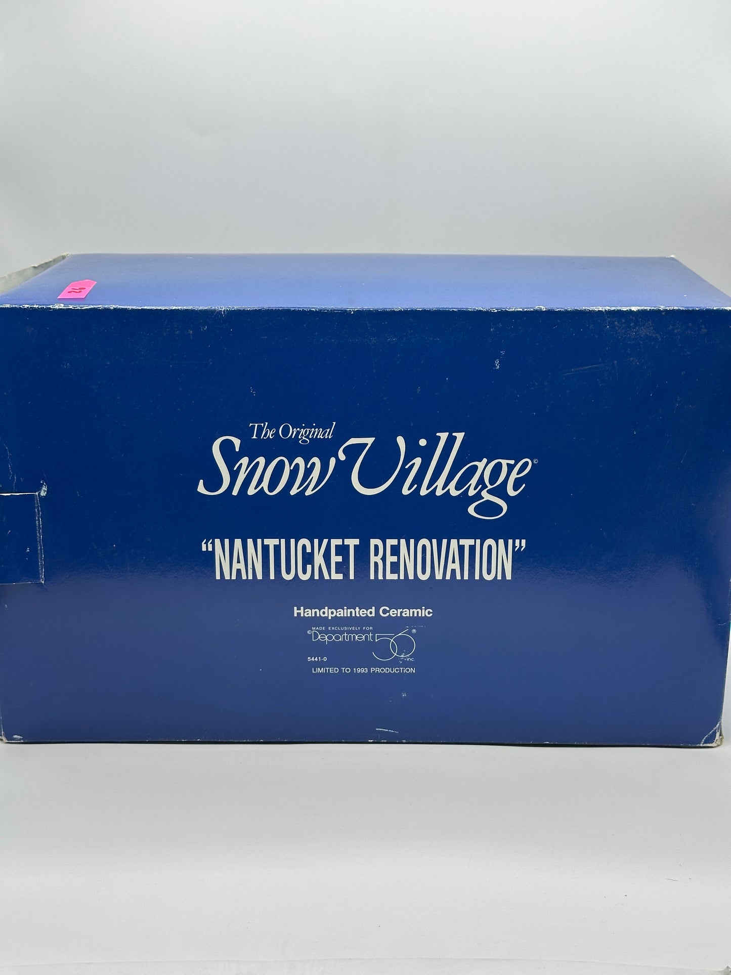 Dept 56 Original Snow Village Nantucket Renovation