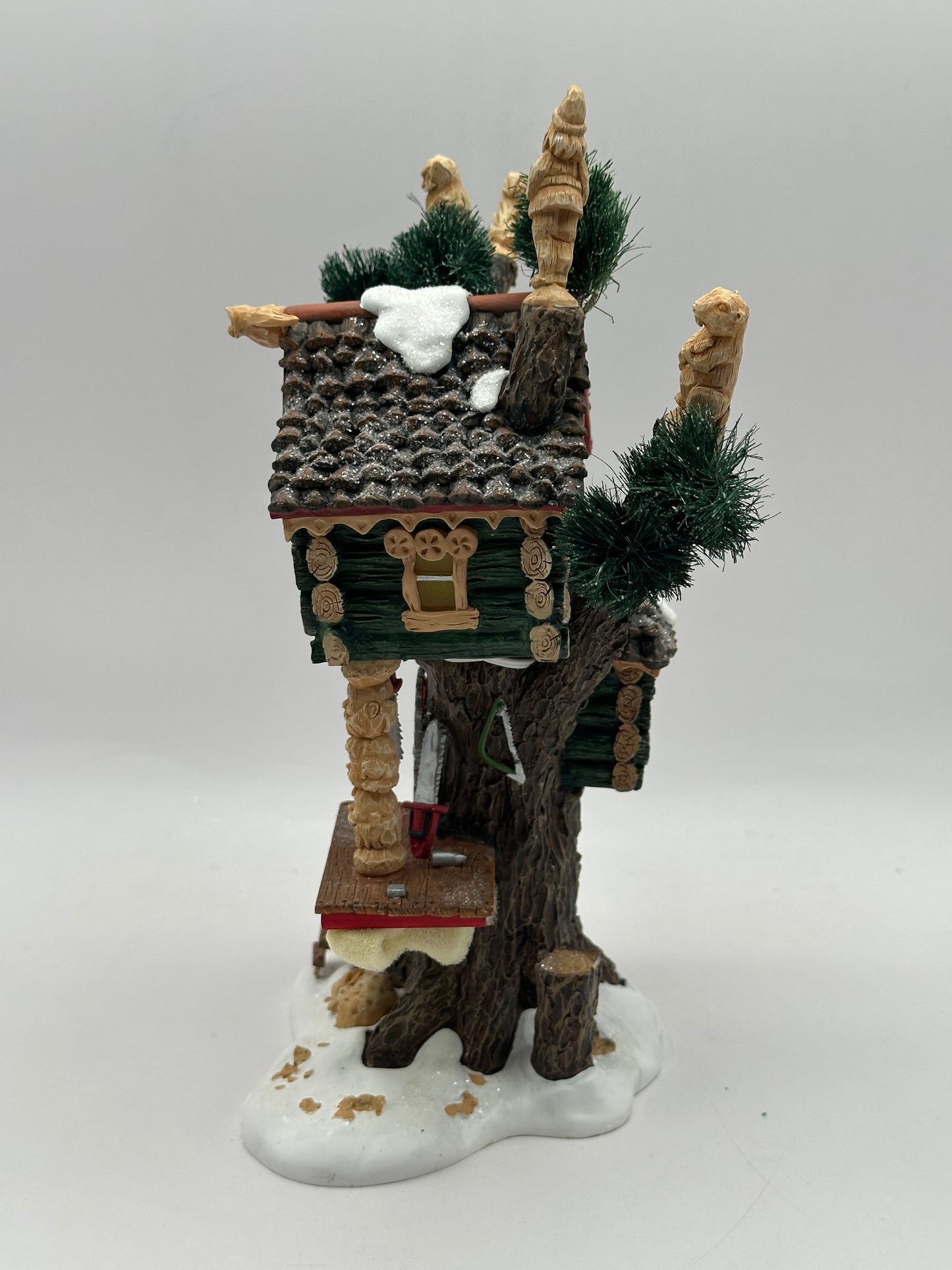 Dept 56 North Pole Woods Chisel McTimber Art Studio