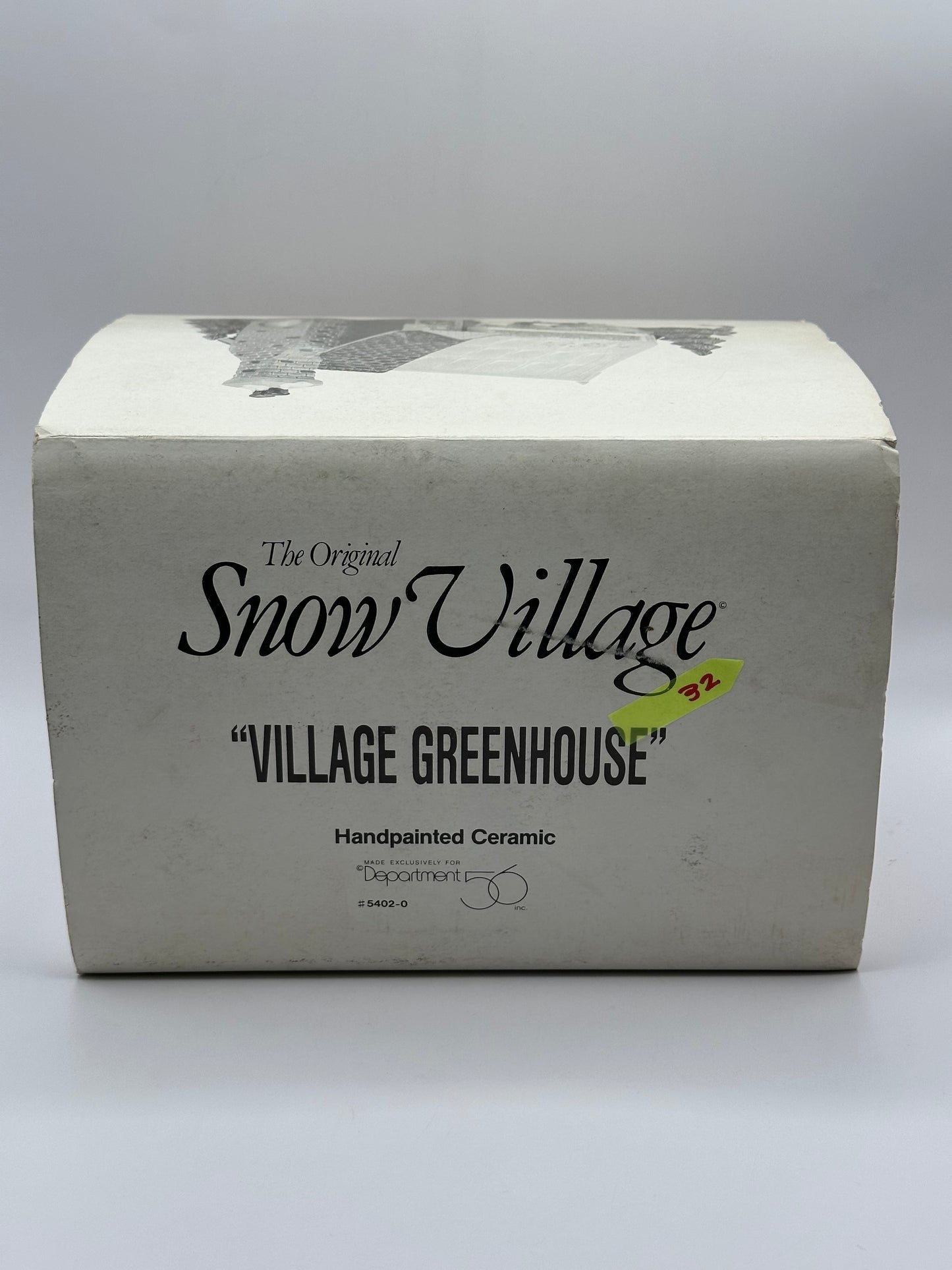 Dept 56 Original Snow Village - Village Greenhouse