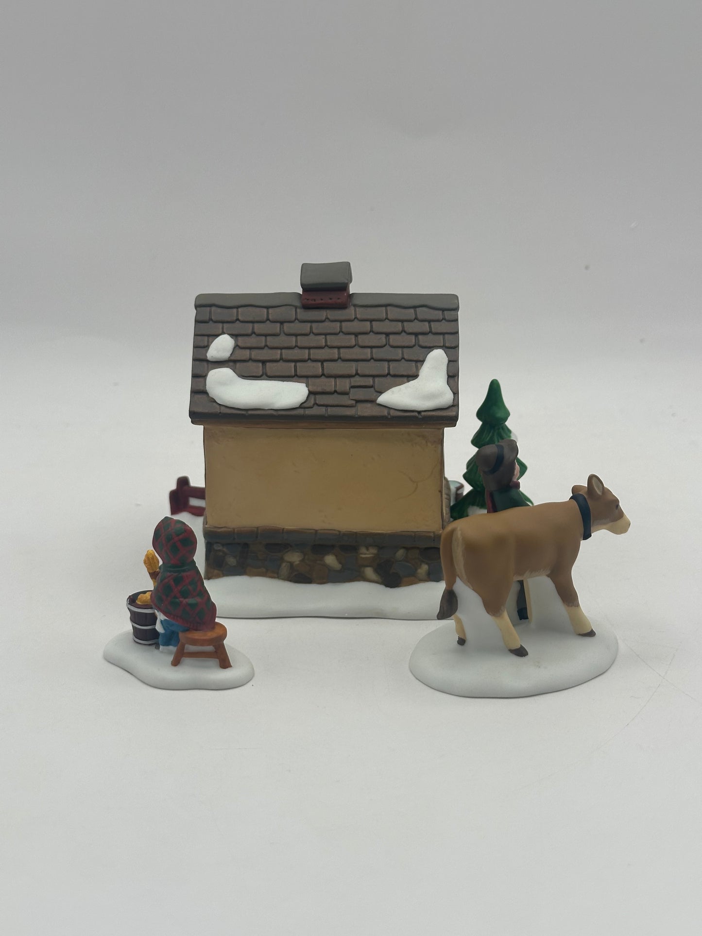 Dept 56 Dickens’ Village Tending The New Calves