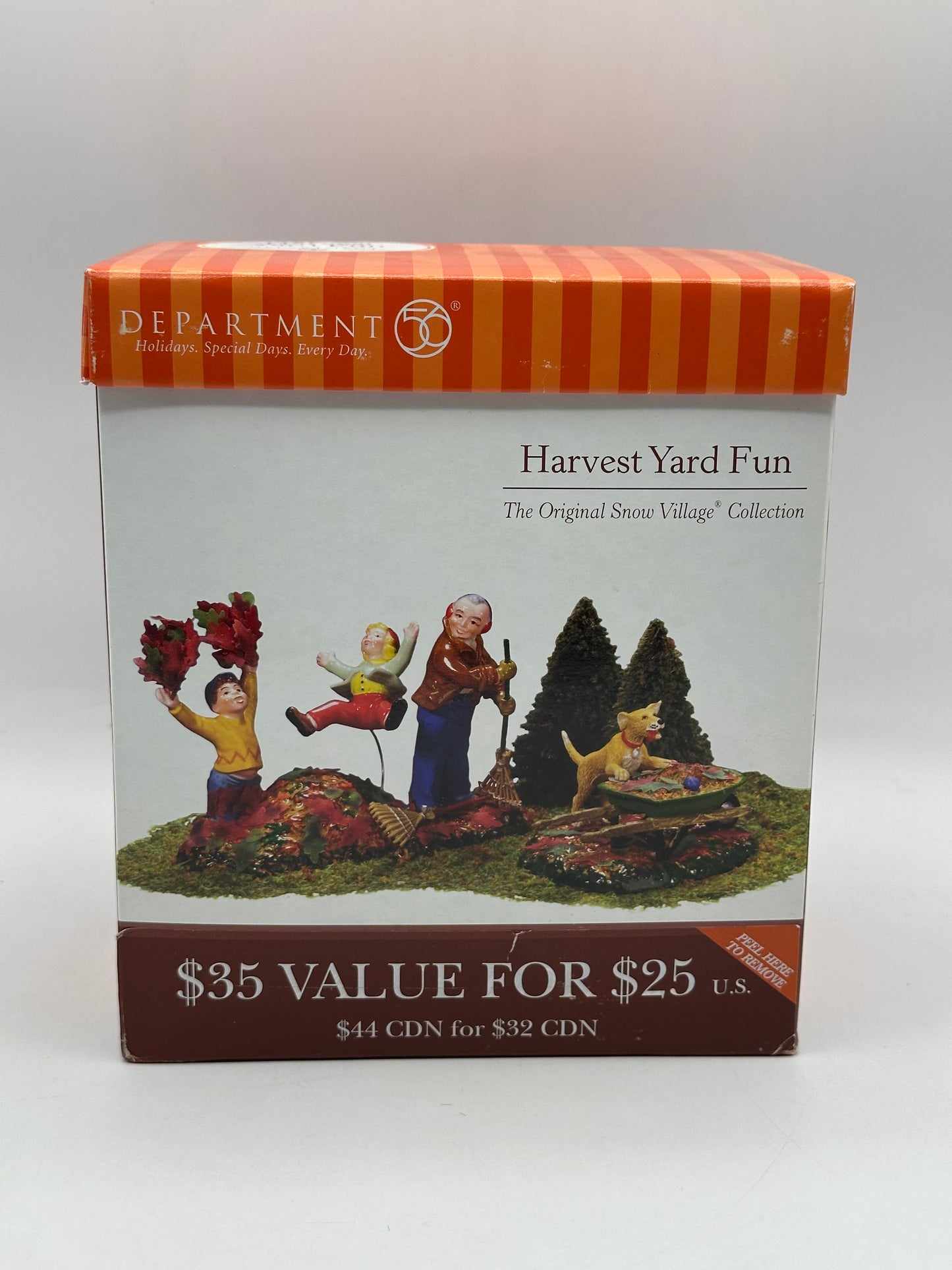 Dept 56 Original Snow Village Harvest Yard Fun