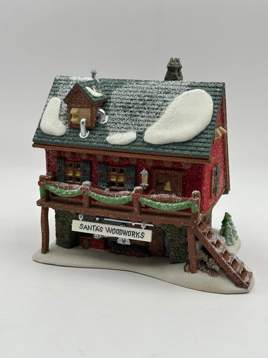 Dept 56 North Pole Santa’s Woodworks