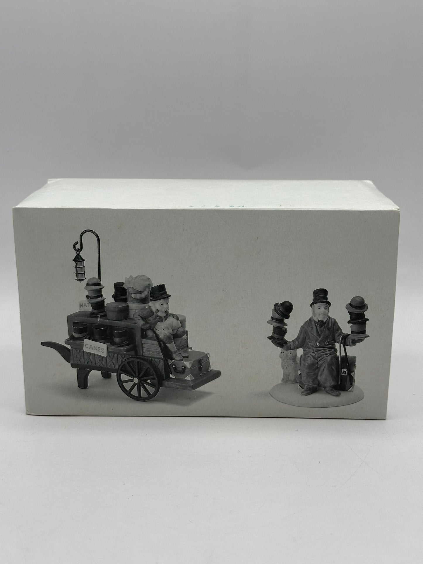 Dept 56 Dickens’ Village Chelsea Market Hat Monger & Cart