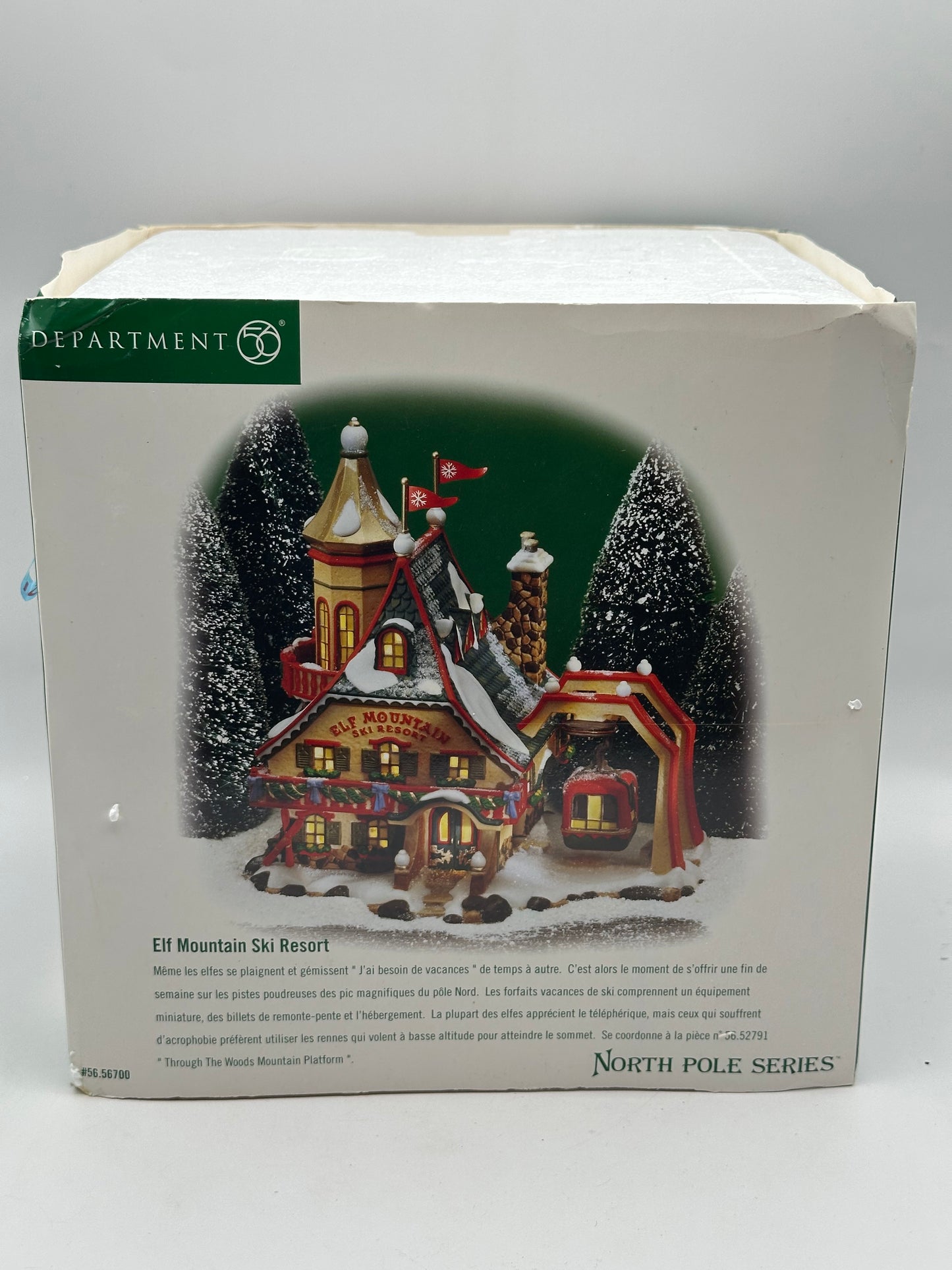 Dept 56 North Pole Series Elf Mountain Ski Resort