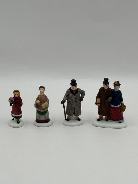 Dept 56 Dickens’ Village Chelsea Lane Shoppers