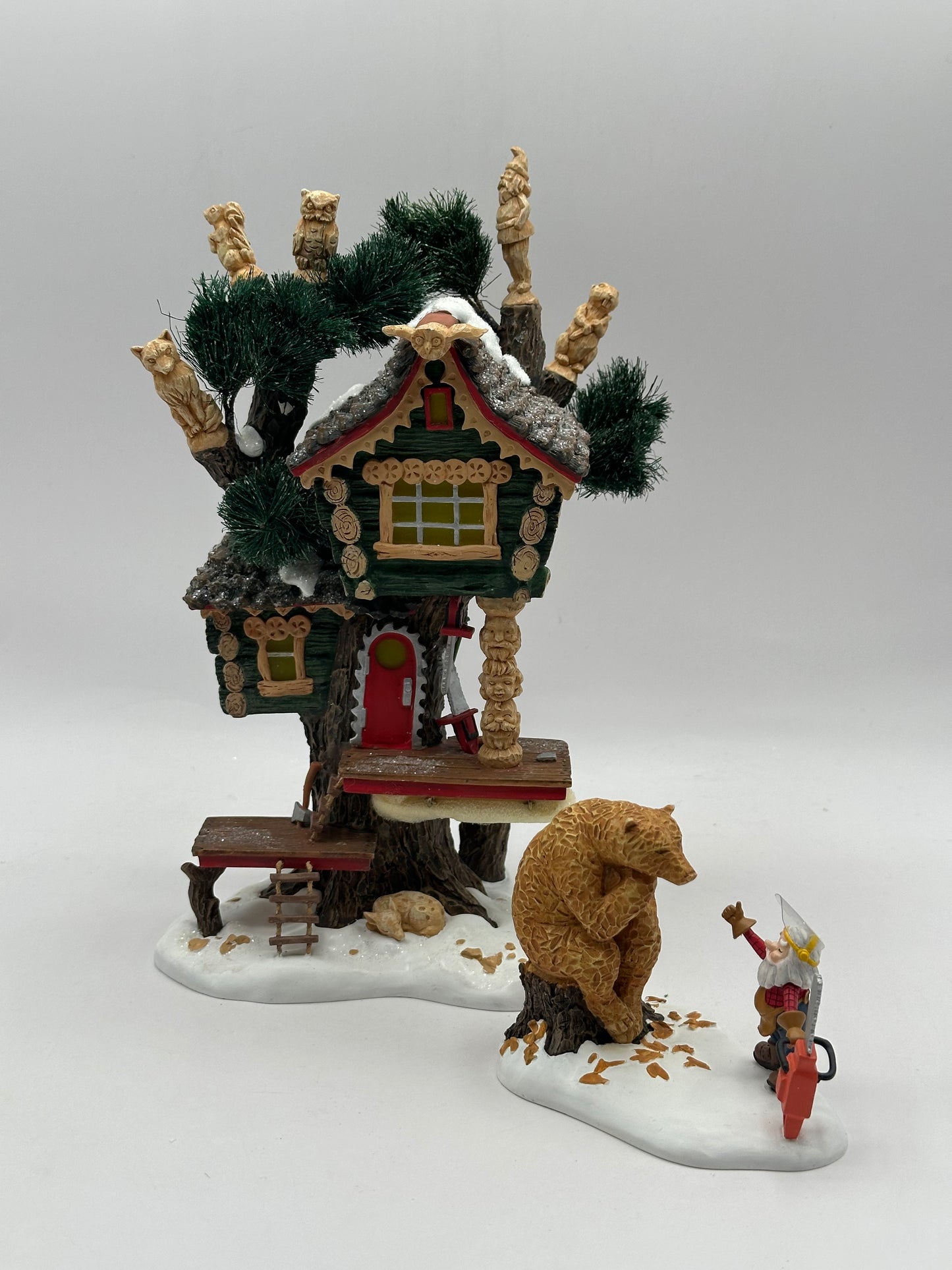 Dept 56 North Pole Woods Chisel McTimber Art Studio