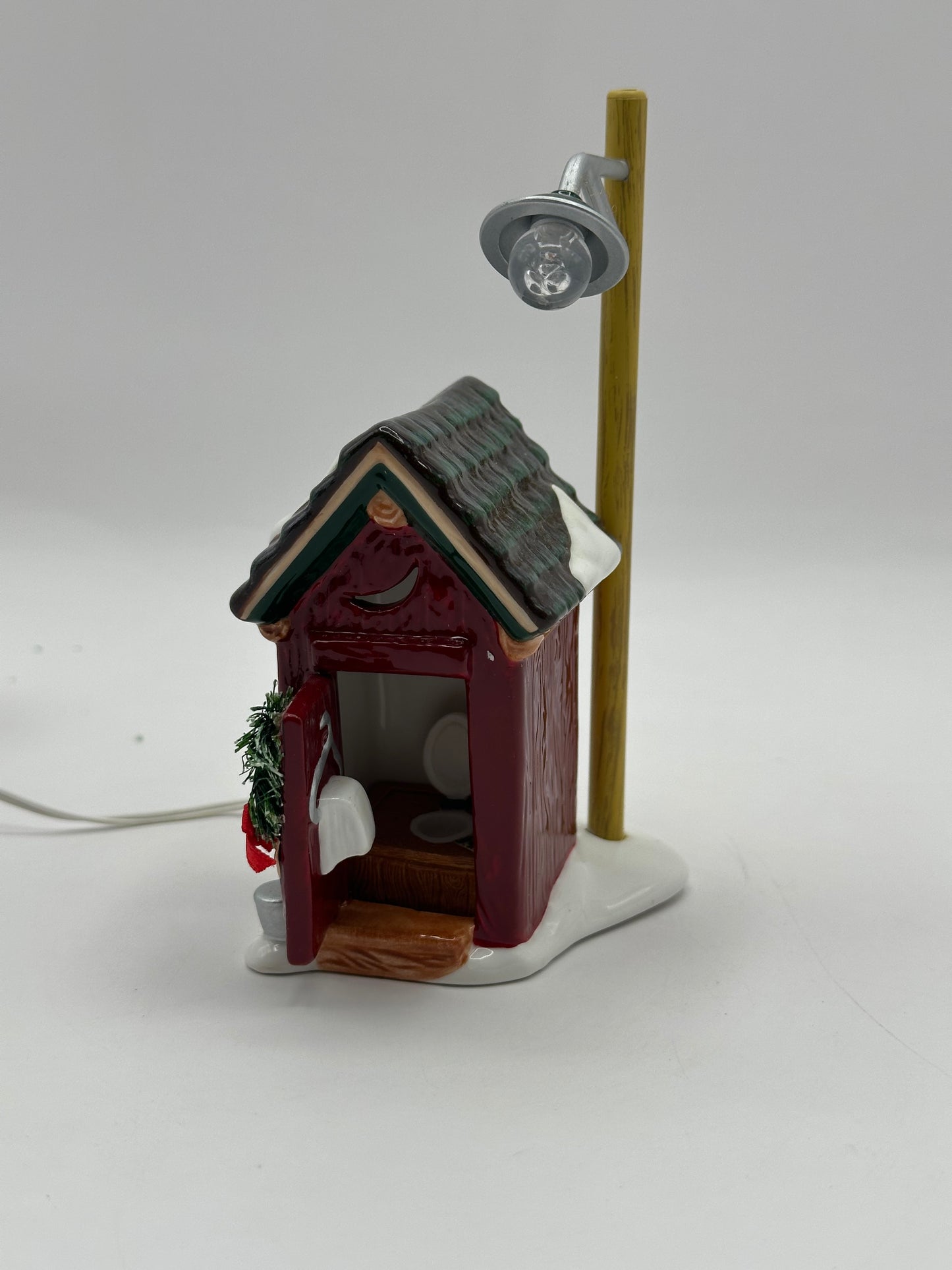 Dept 56 Original Snow Village Backwoods Outhouse