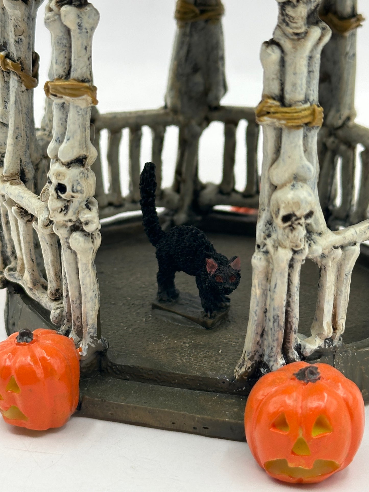 Lemax Spooky Town Skeleton Gazebo