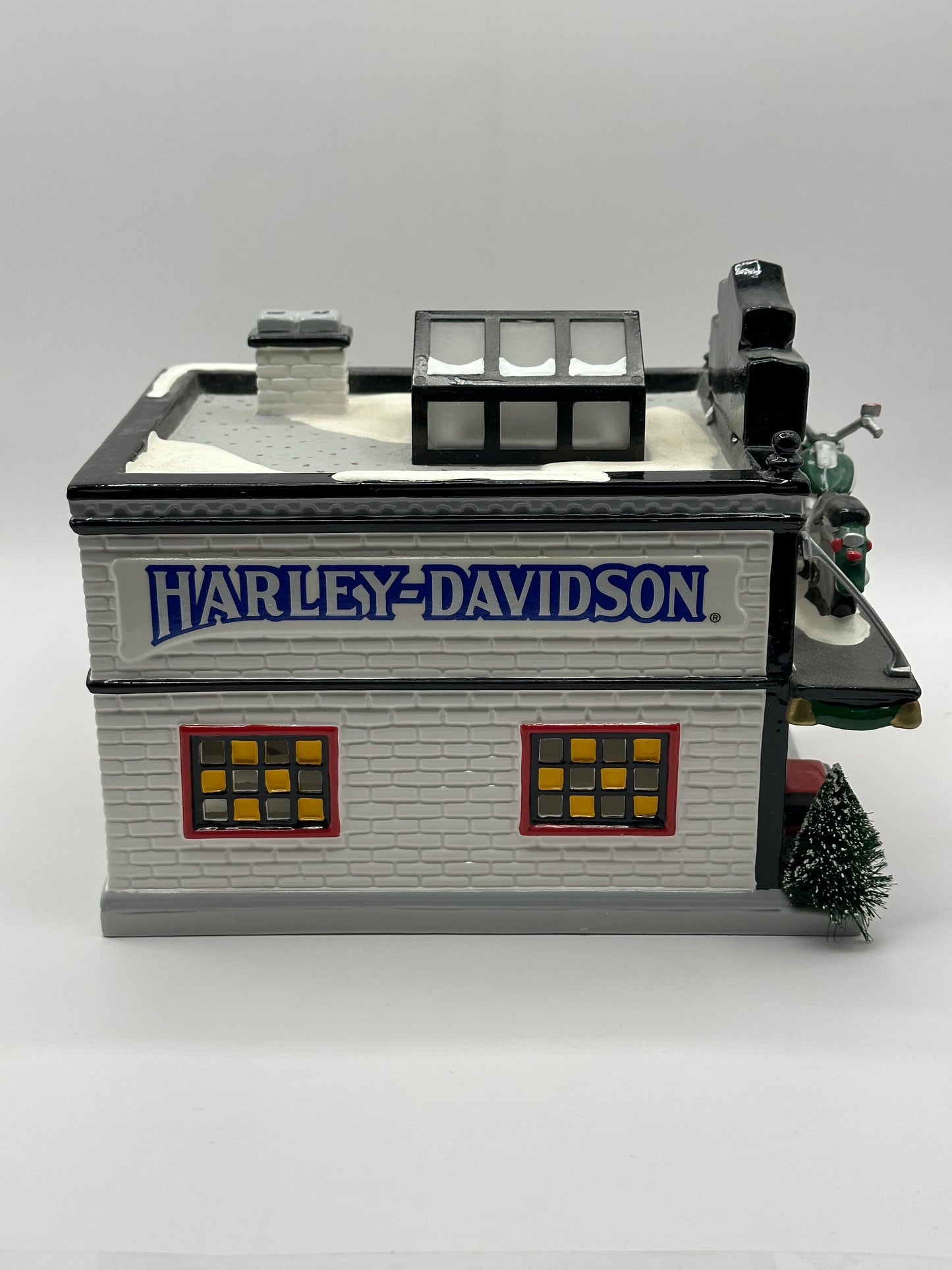 Dept 56 Original Snow Village Harley-Davidson Motorcycle Shop