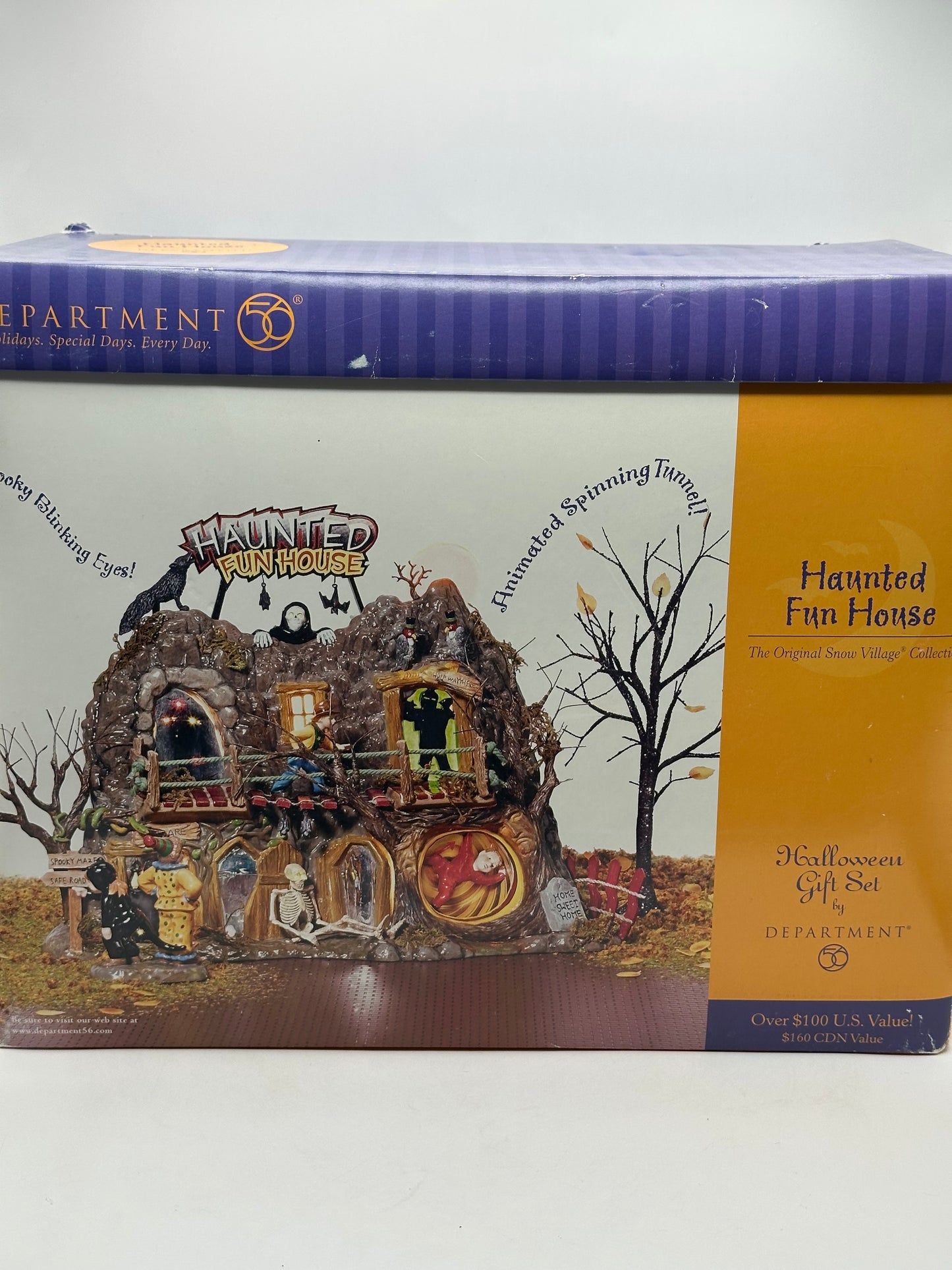 Dept 56 Original Snow Village Halloween Haunted Fun House