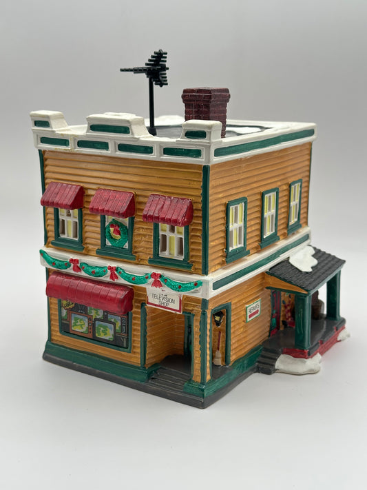 Dept 56 Original Snow Village Al’s TV Shop