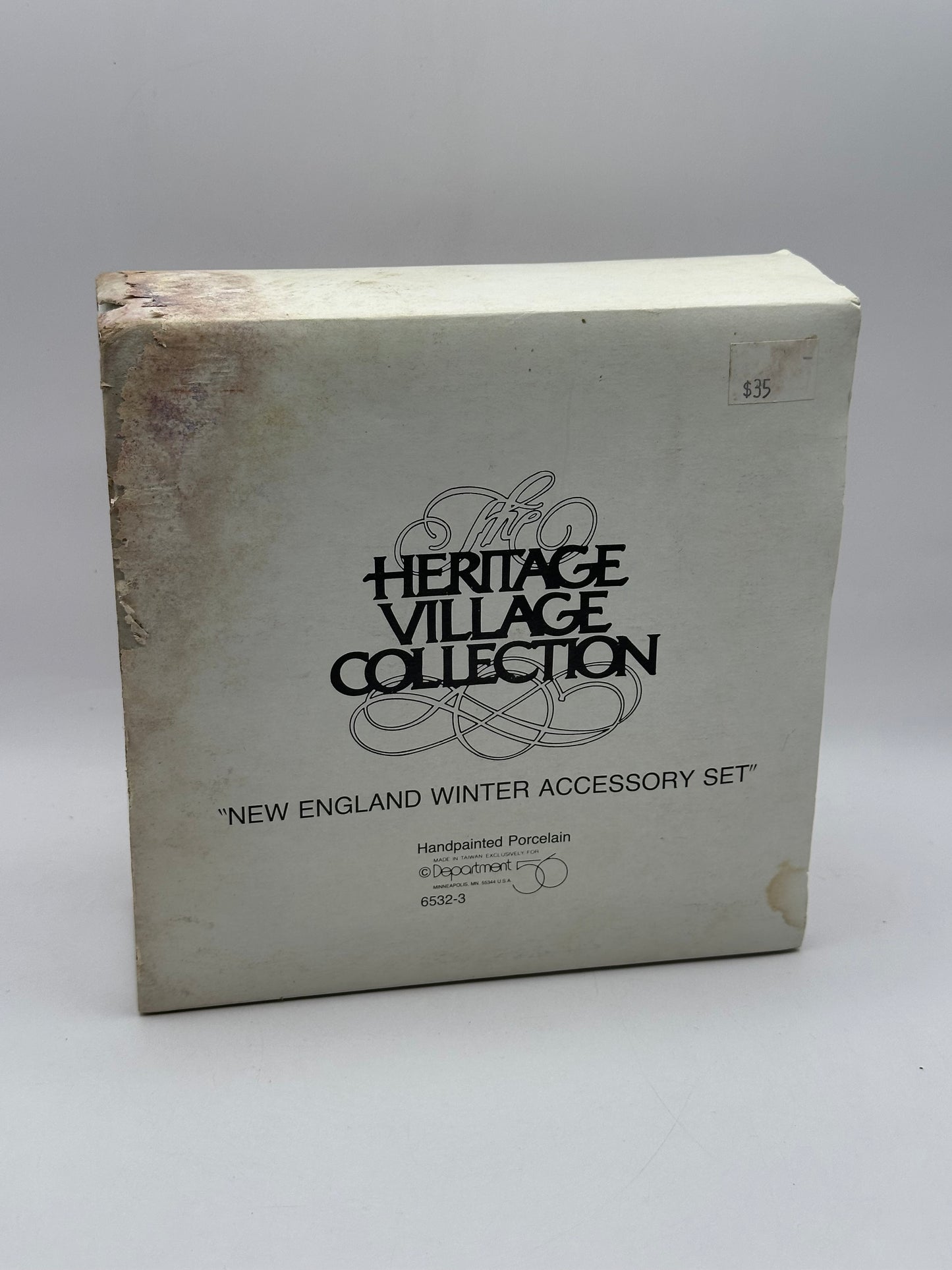 Dept 56 New England Village Winter Accessory Set