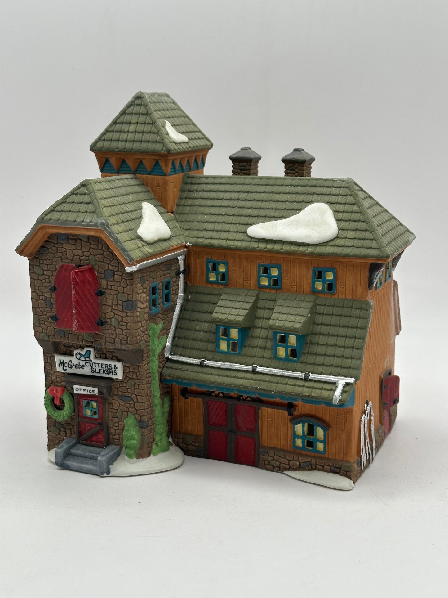 Dept 56 New England Village Mc Grebe Cutters & Sleighs