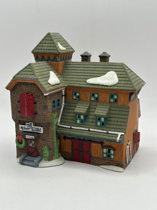 Dept 56 New England Village Mc Grebe Cutters & Sleighs