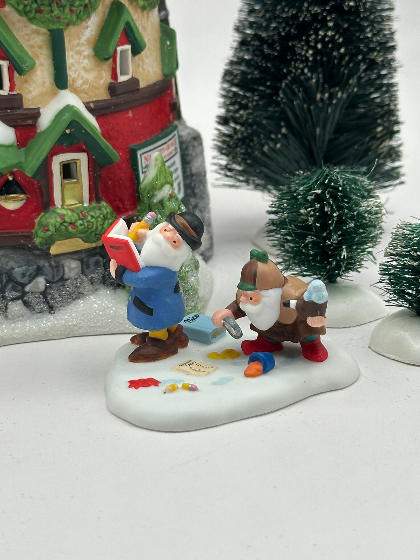 Dept 56 North Pole Series Naughty or Nice Detective Agency