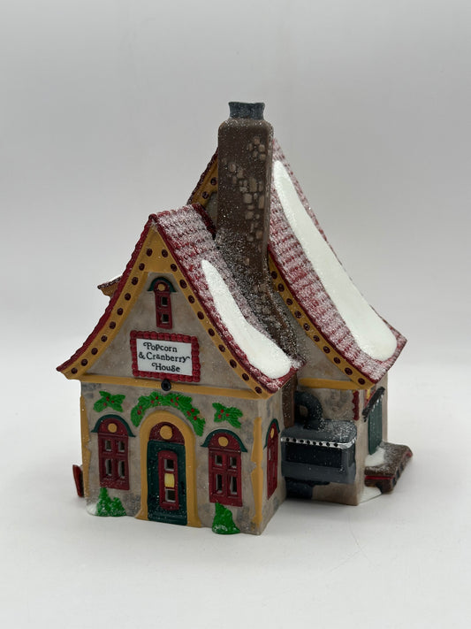 Dept 56 North Pole Popcorn & Cranberry House