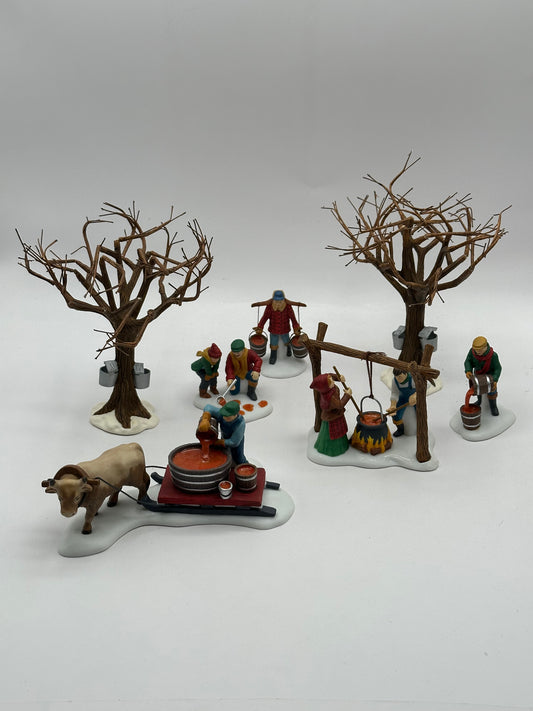 Dept 56 New England Village Tapping The Maples