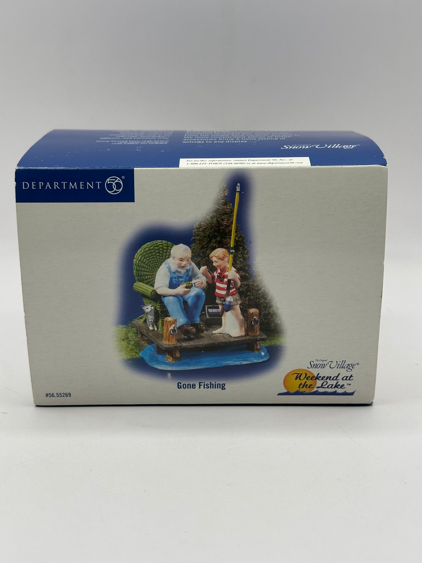 Dept 56 Original Snow Village Gone Fishing