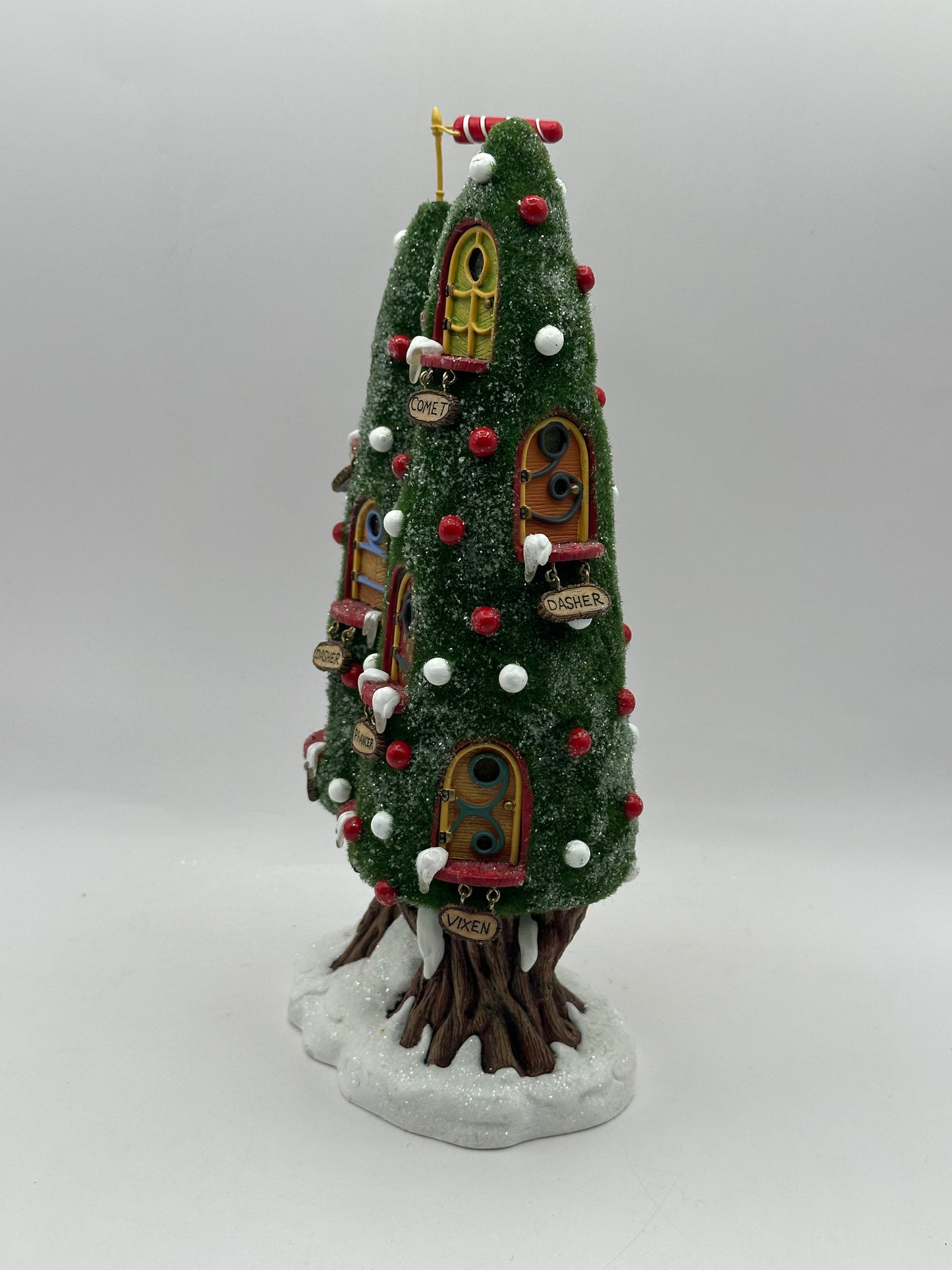 Dept 56 North Pole Woods Reindeer Condo