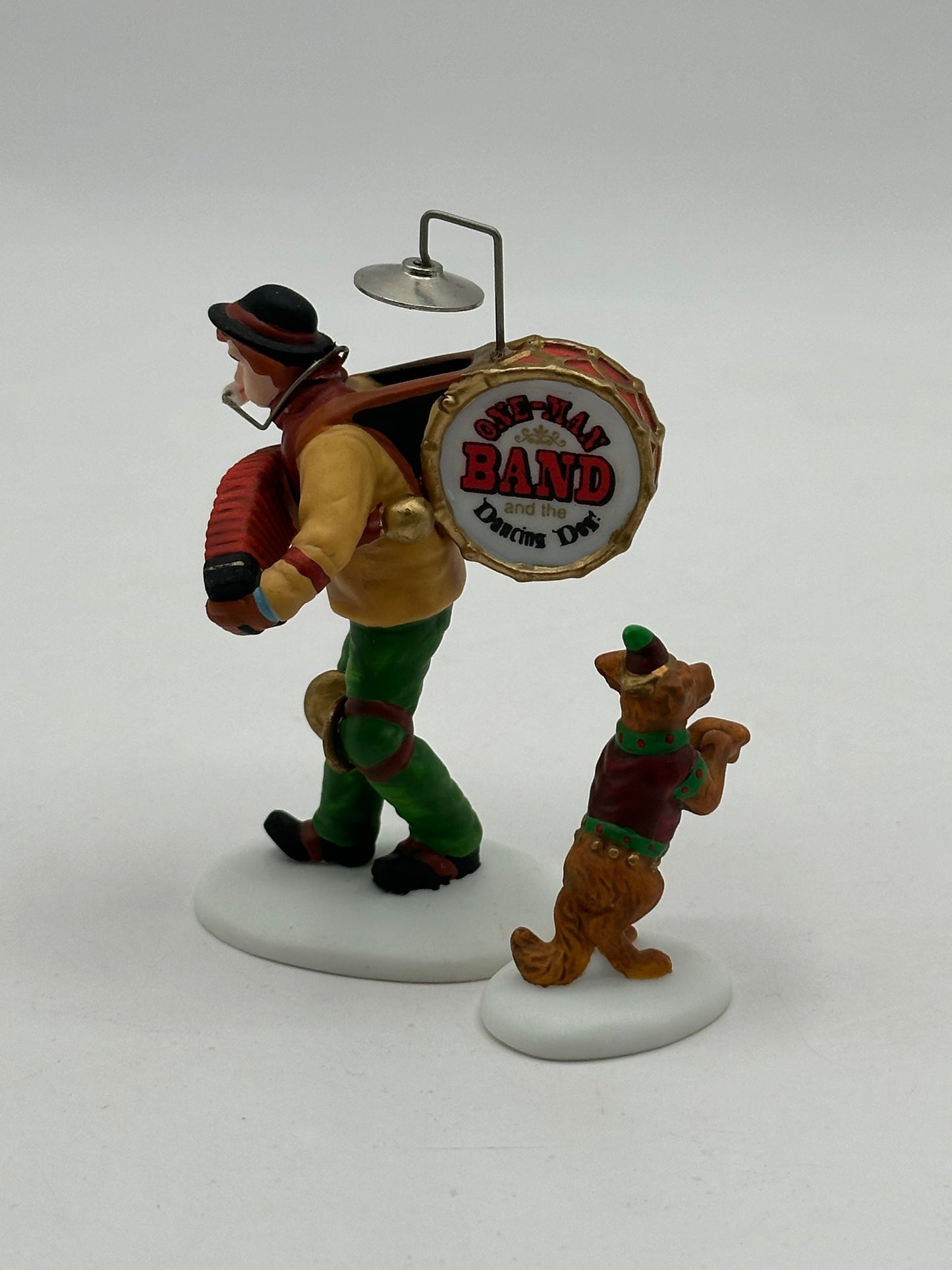 Dept 56 Christmas in the City One-Man Band and The Dancing Dog