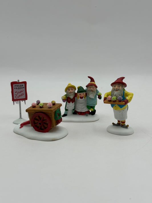 Dept 56 North Pole Snow Cone Elves