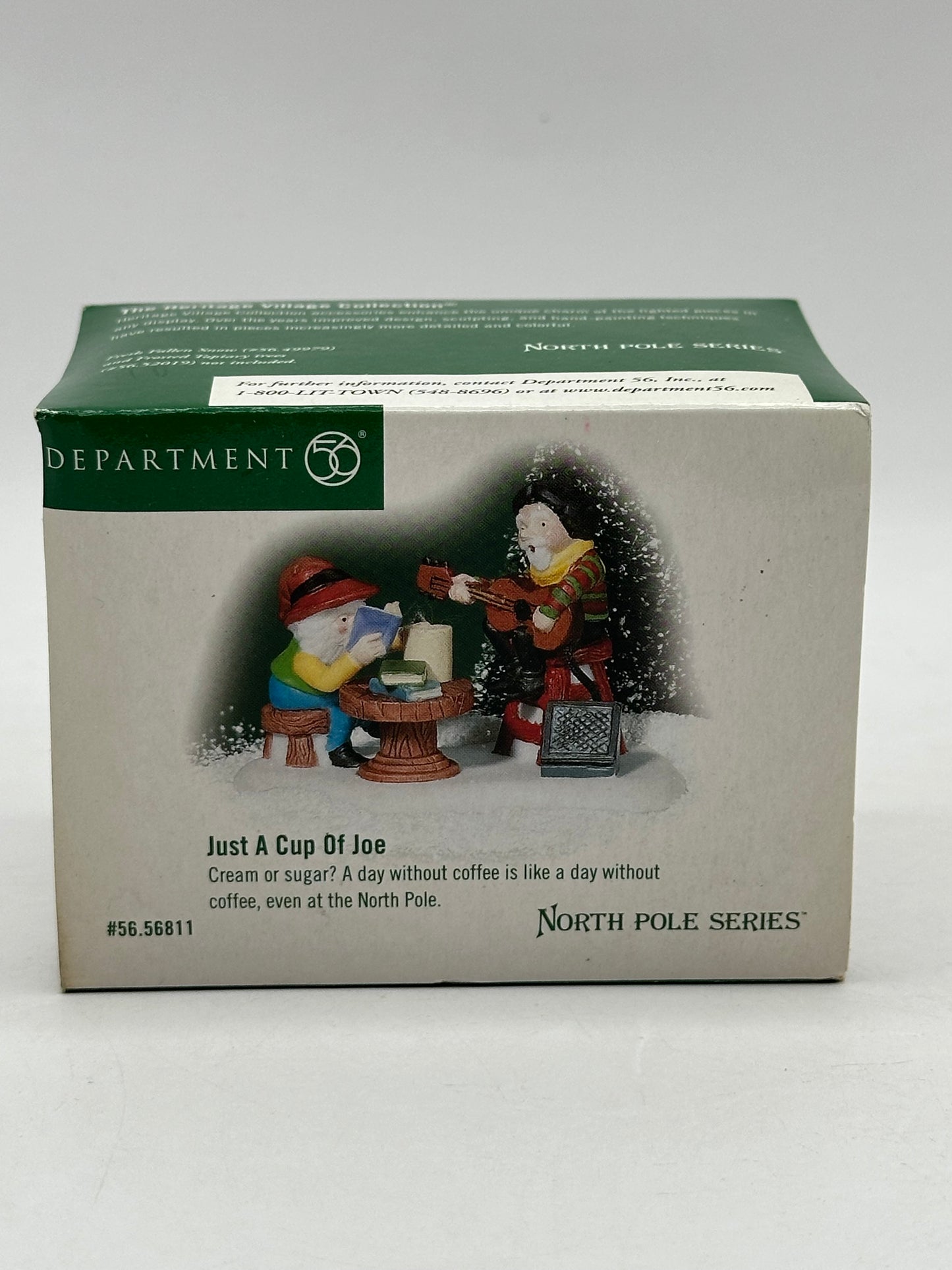 Dept 56 North Pole Just A Cup Of Joe