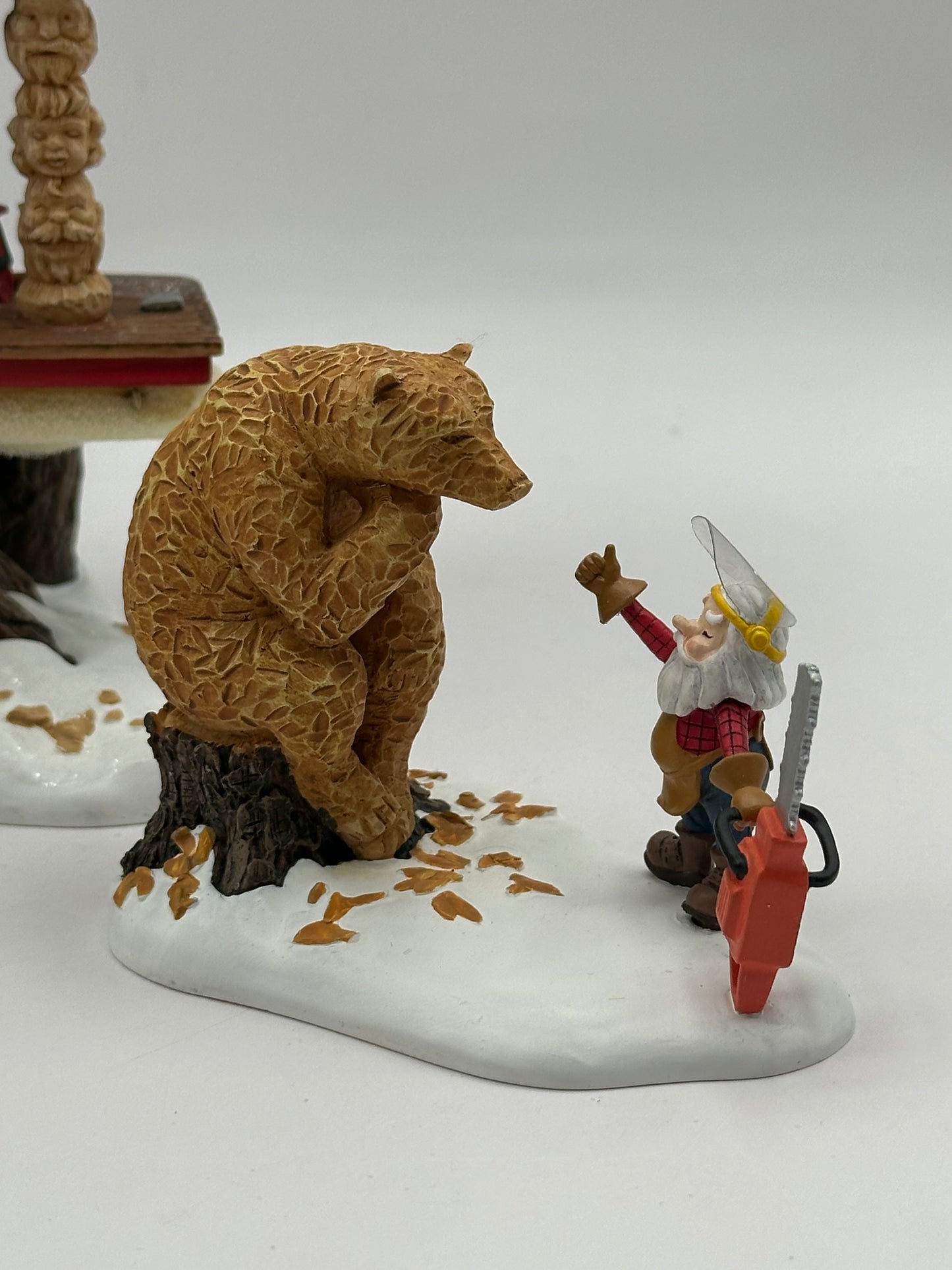 Dept 56 North Pole Woods Chisel McTimber Art Studio