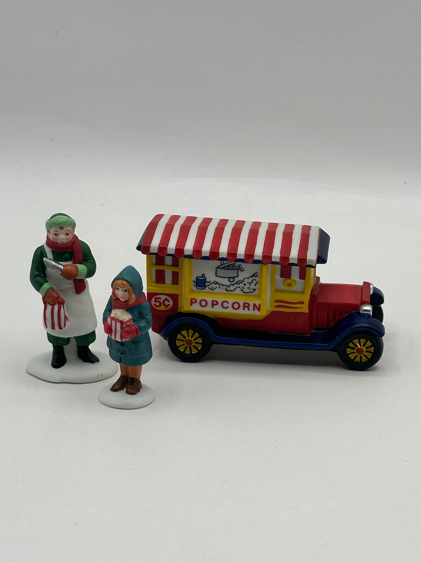 Dept 56 Christmas in the City Popcorn Vendor