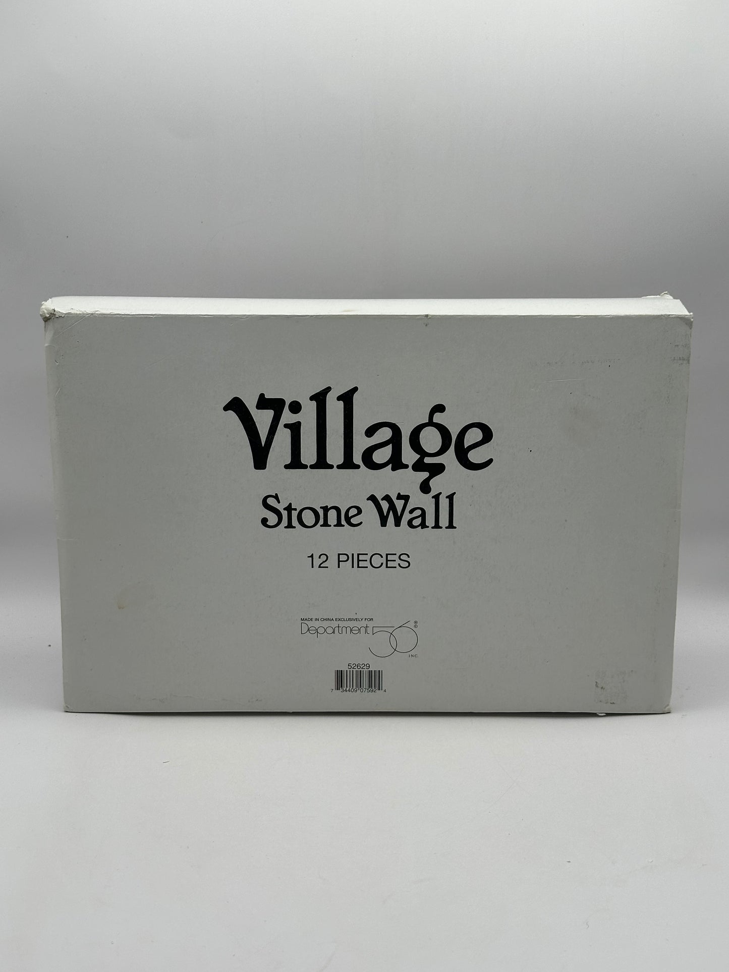 Dept 56 Village Accessories Stone Wall Set of 11 (11/12)