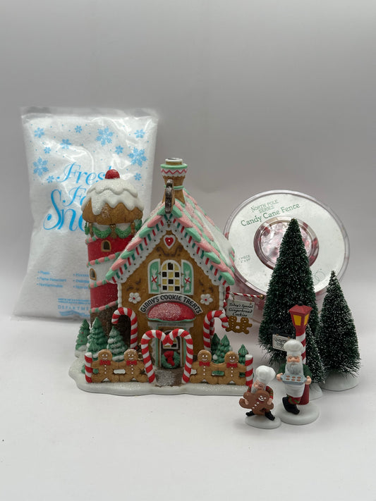 Dept 56 North Pole Series Ginny’s Cookie Treats Set