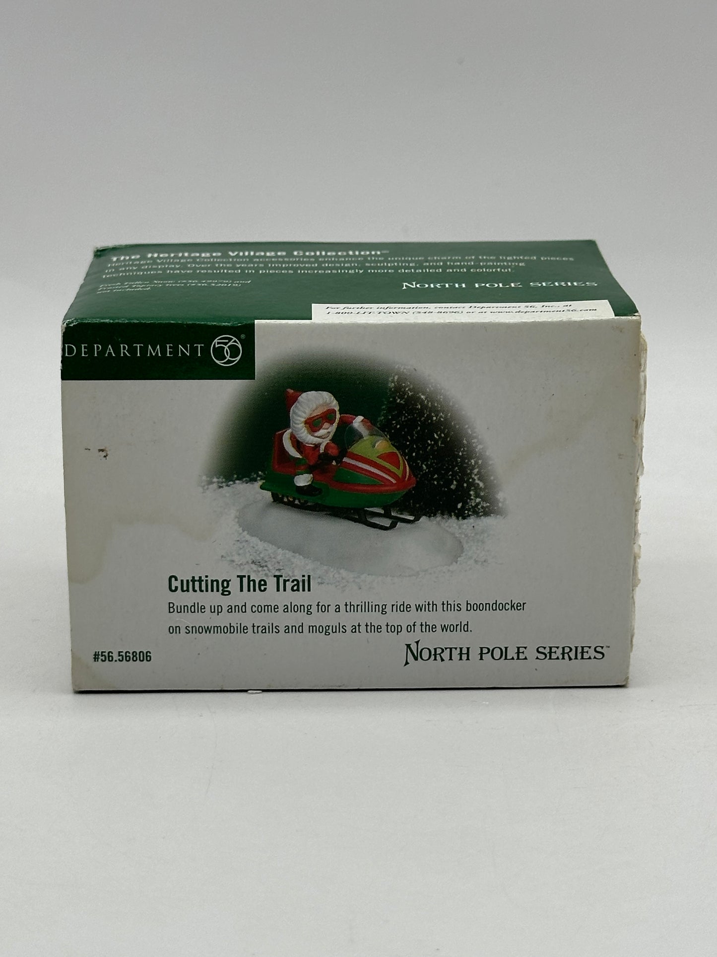 Dept 56 North Pole Cutting The Trail