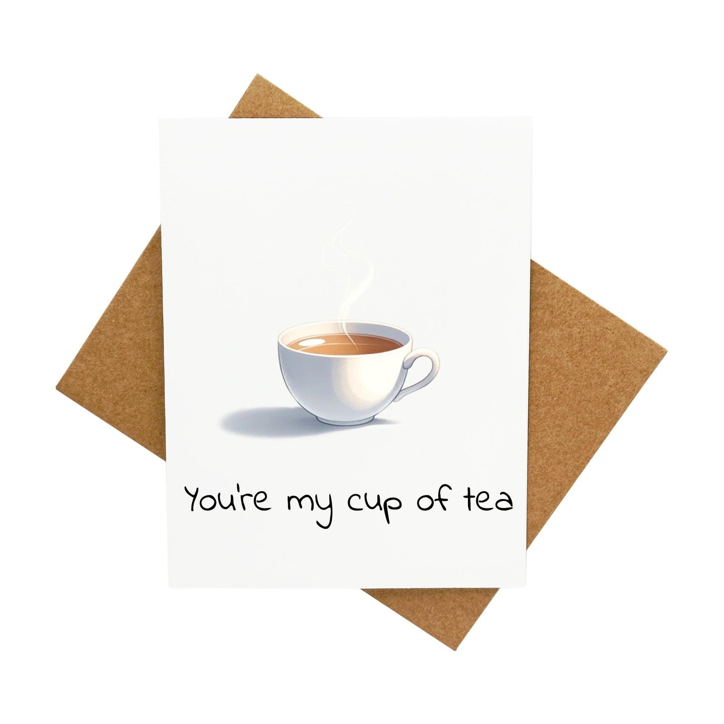 Cup of Tea: A Handcrafted Greeting Card - Vintage Villages