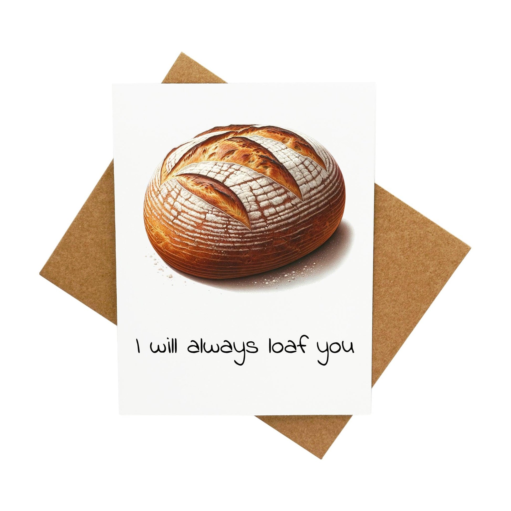 Bread Lover: A Handcrafted Greeting Card - Vintage Villages