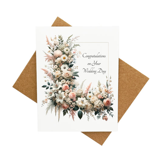 Wedding Congratulations: A Handcrafted Greeting Card - Vintage Villages