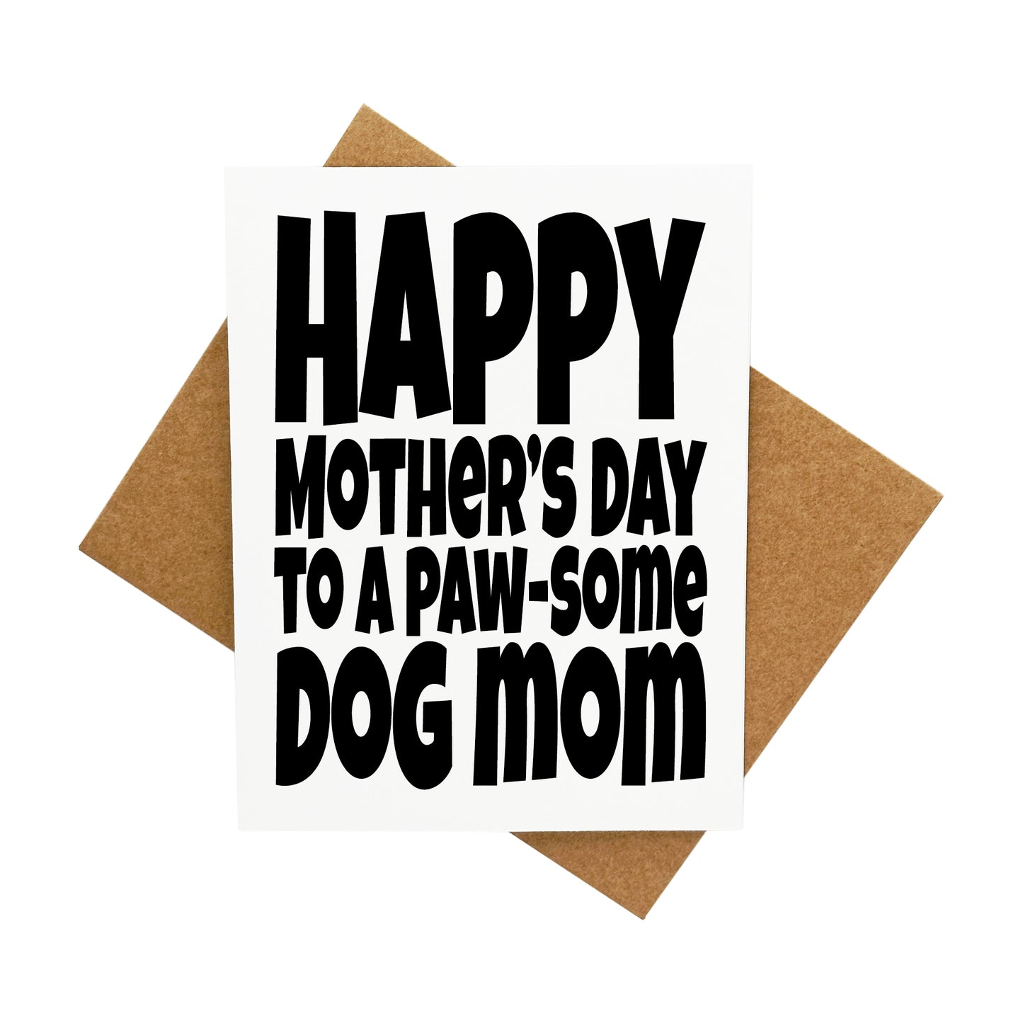 Mother's Day Dog Mom: A Handcrafted Greeting Card - Vintage Villages