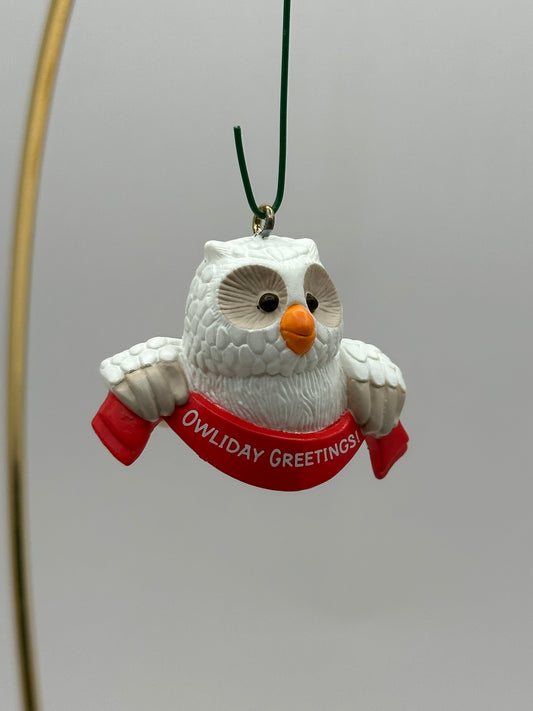 1989 Owliday Greetings Hallmark Keepsake Ornament