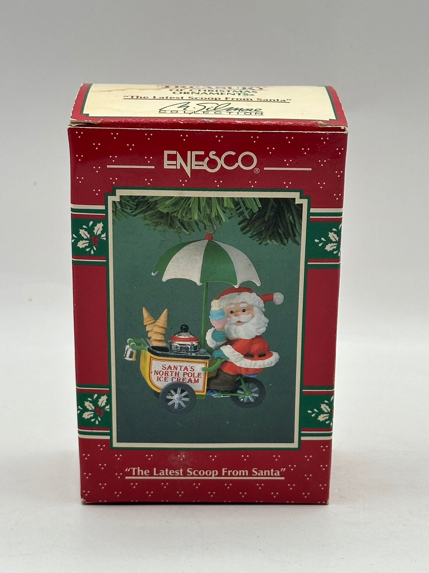 1994 The Latest Scoop From Santa Enesco Ornament