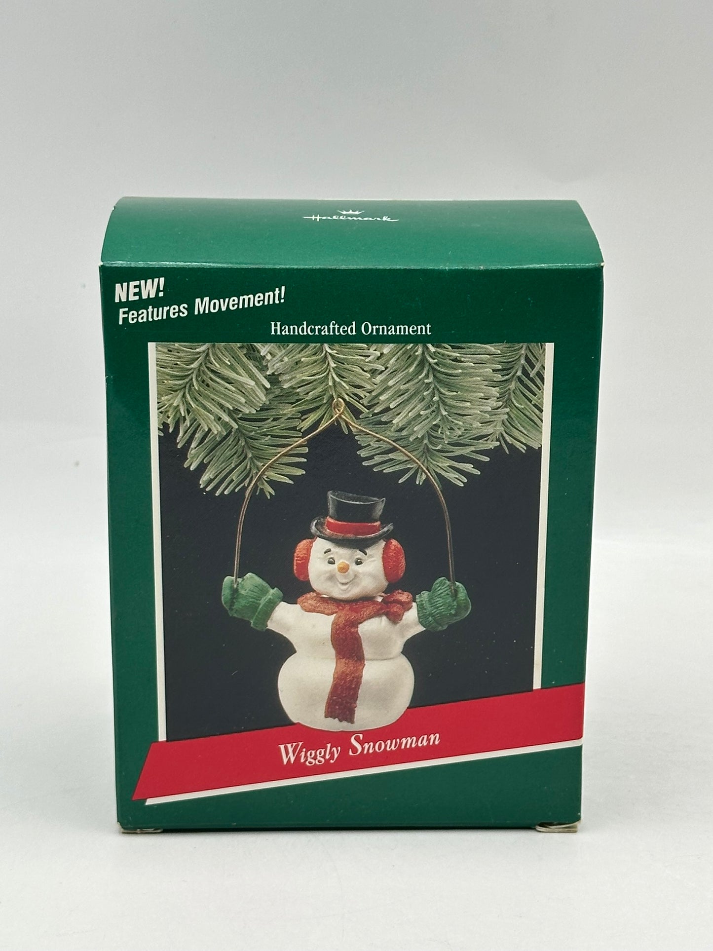 1989 Wiggly Snowman Hallmark Keepsake Ornament