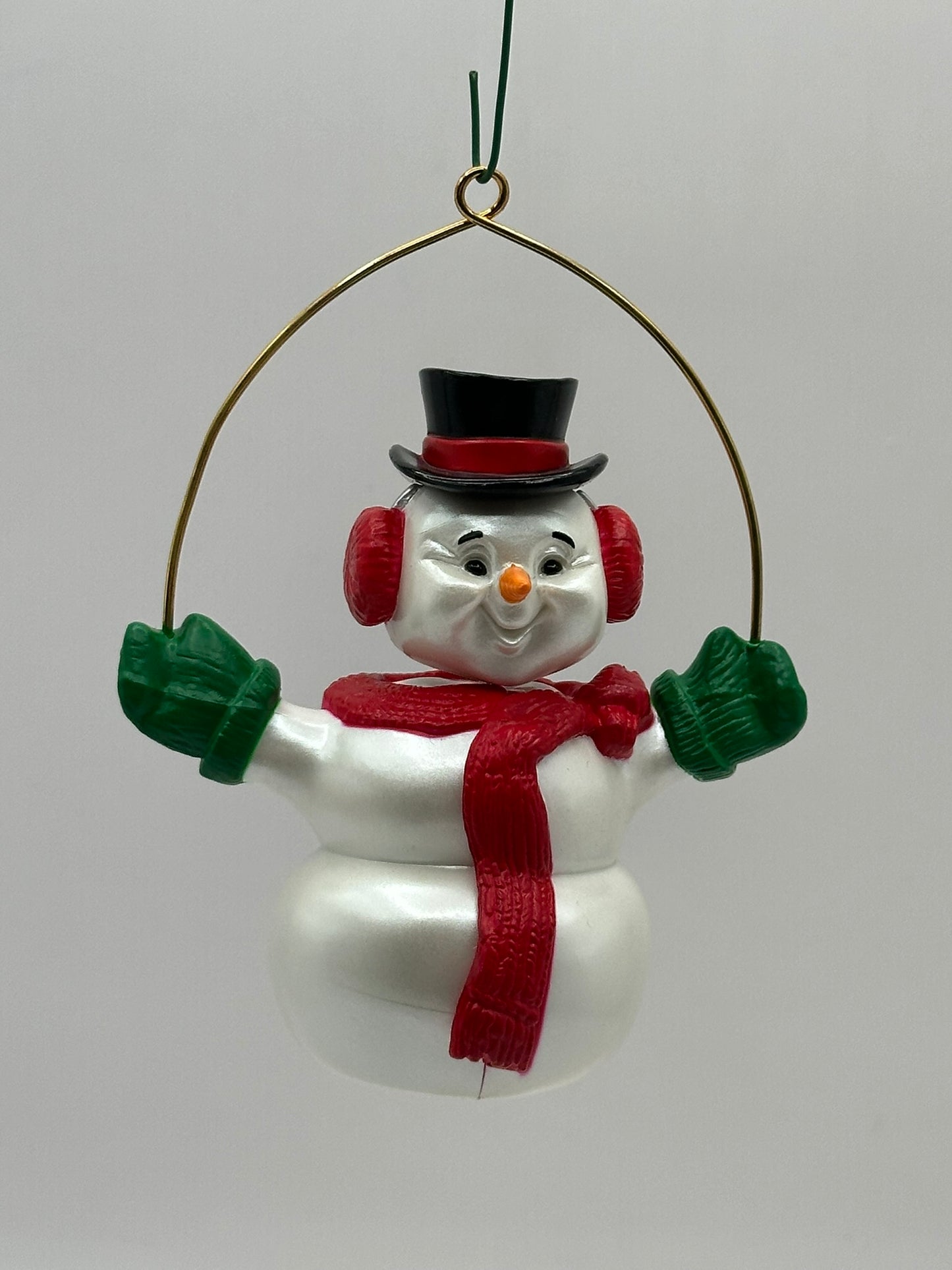 1989 Wiggly Snowman Hallmark Keepsake Ornament