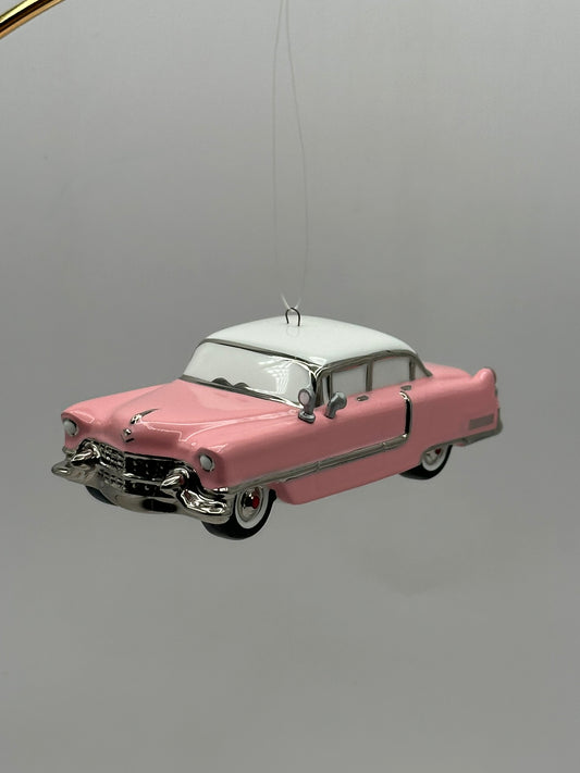 2000 "1955 Pink Cadillac" Fleetwood Department 56 Hanging Ornament