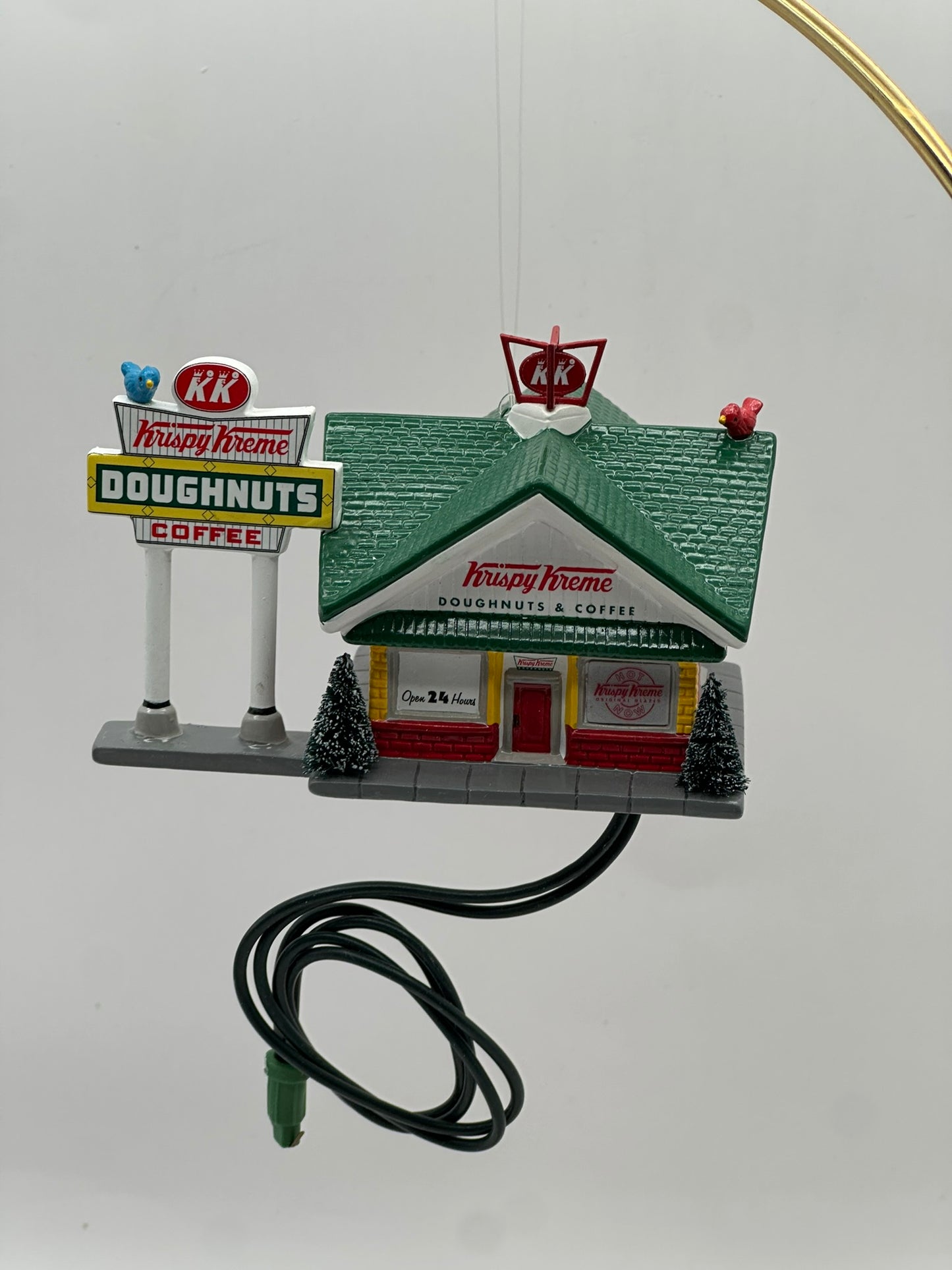 2002 "Krispy Kreme Doughnut Shop" Department 56 Hanging Ornament