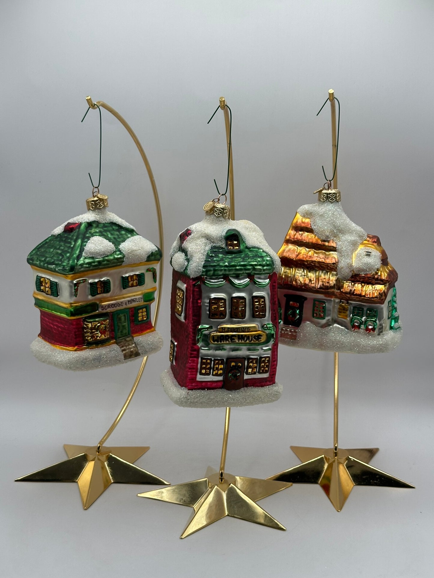 A Christmas Carol Set of 3 Department 56 Hanging Ornaments