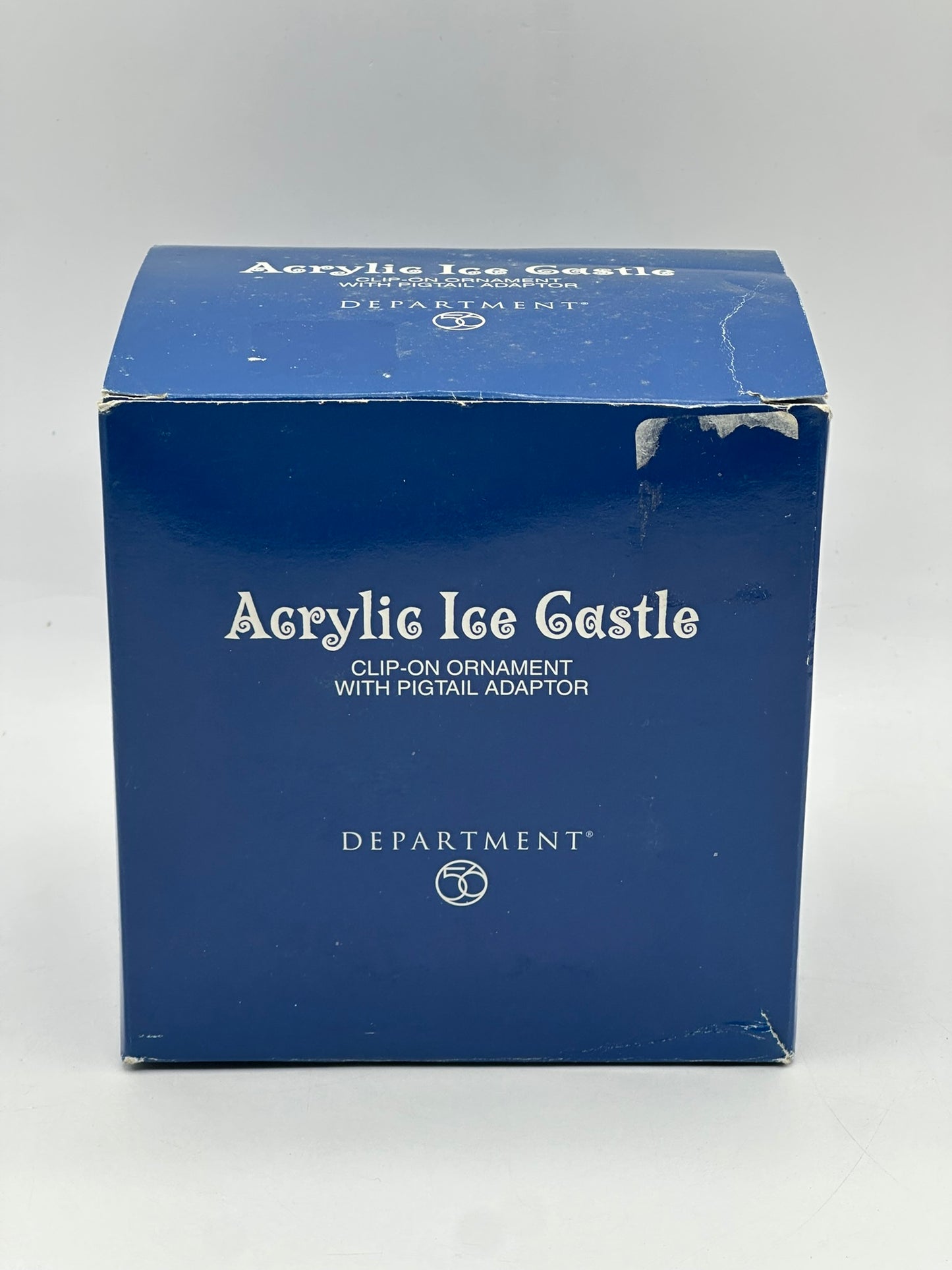 Acrylic Ice Castle Department 56 Clip-On Ornament