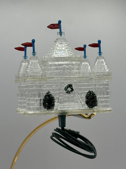 Acrylic Ice Castle Department 56 Clip-On Ornament